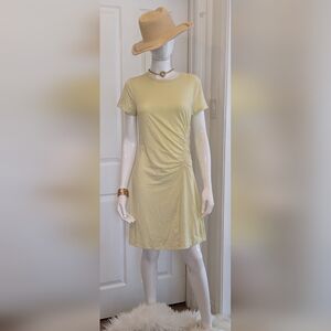 Universal Thread Soft Lime Yellow Tee Dress Small